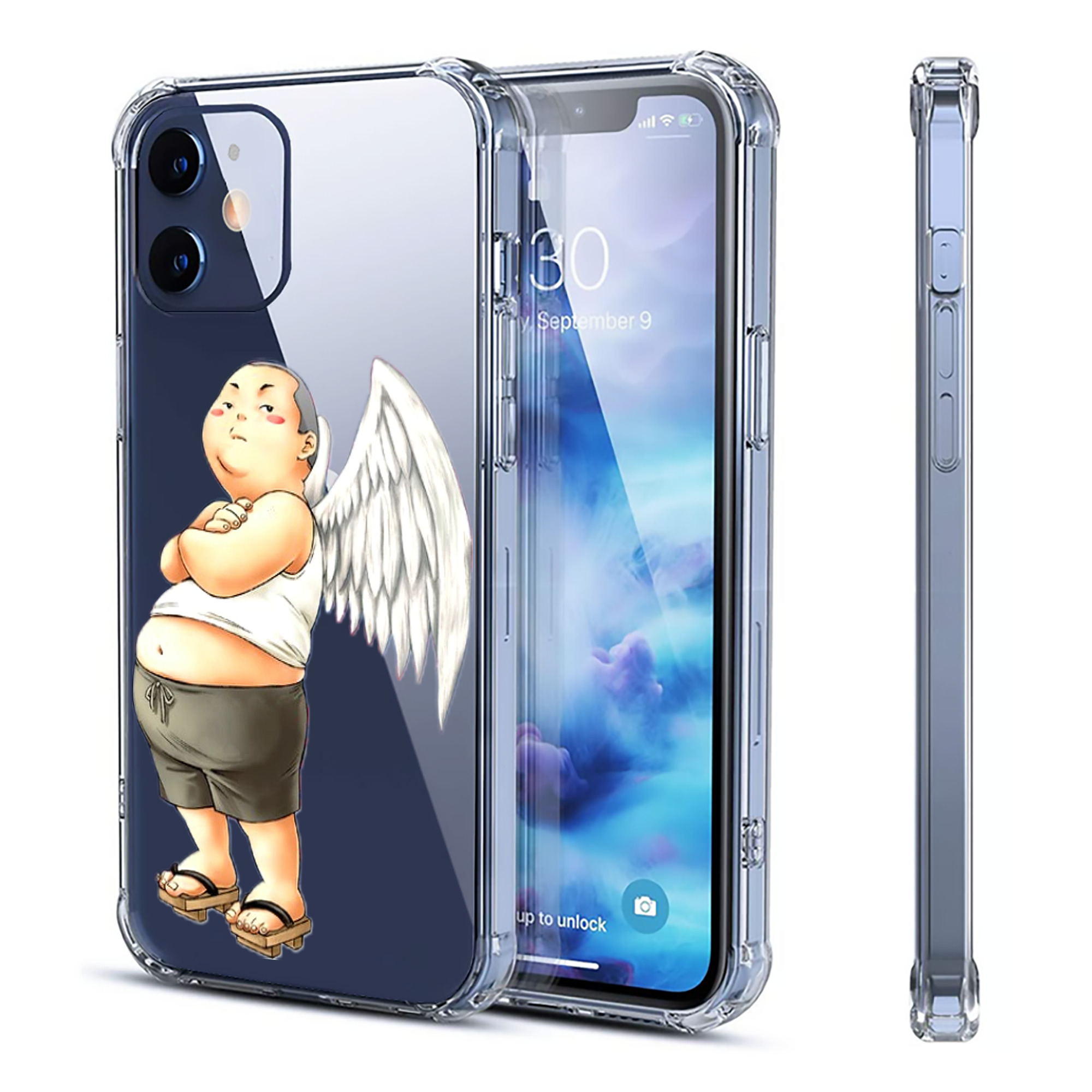 （画像用） 遊☆戯☆王 Yu-Gi-Oh! 【iPhone 12シリーズ対応】透明スマホケース（クリアソフトケース）